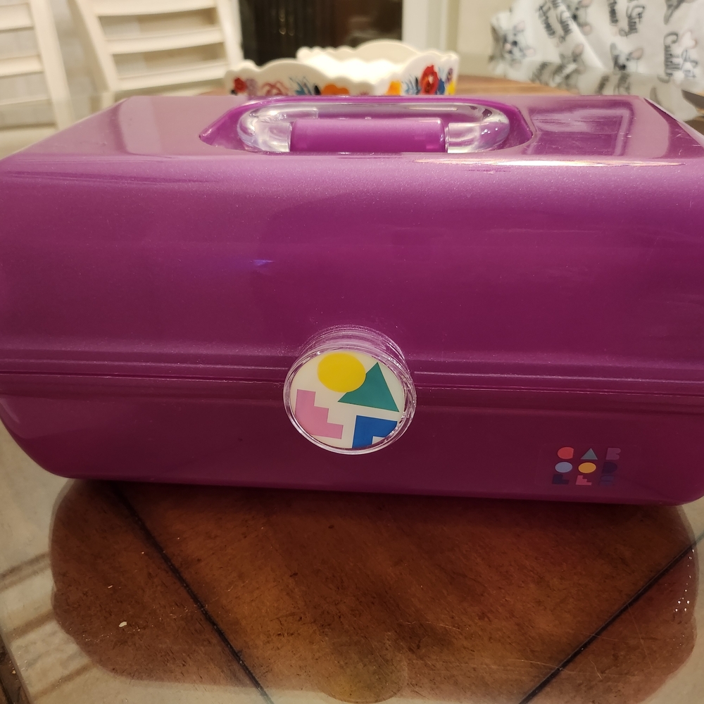 Purple Caboodles Makeup Case